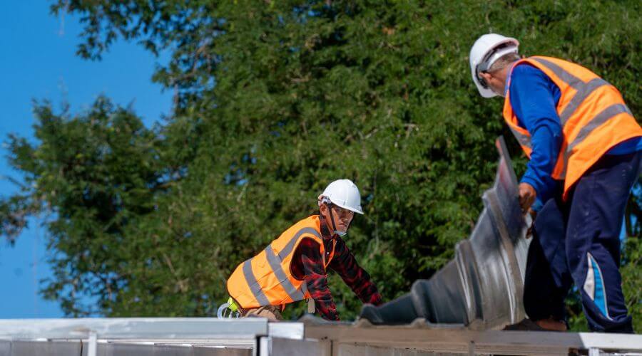 Professional metal roof installation in Binford, ND